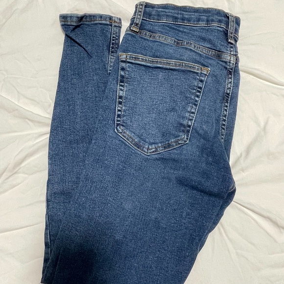 Topshop Jamie Jeans in Mid Blue W28L30 - Picture 3 of 4